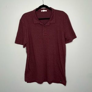 Burgundy Short Sleeve Polo